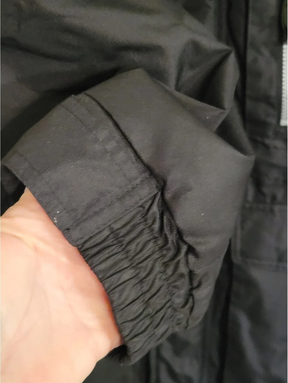 Boulder Creek Trading Men’s L Black Gray Fleece Lined Insulated Zip Snap No Hood